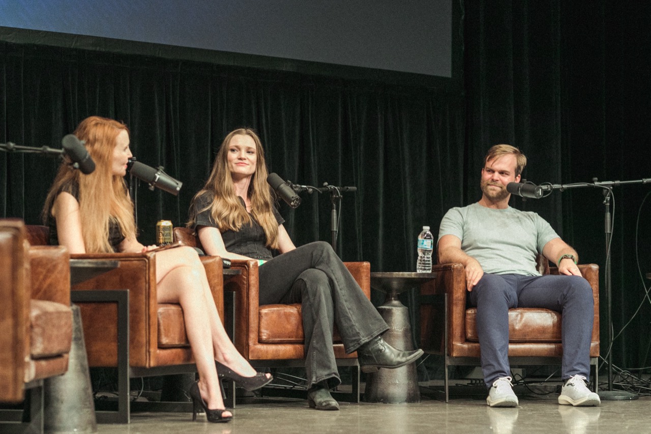 Hannah Claire B. participating in a live panel discussion